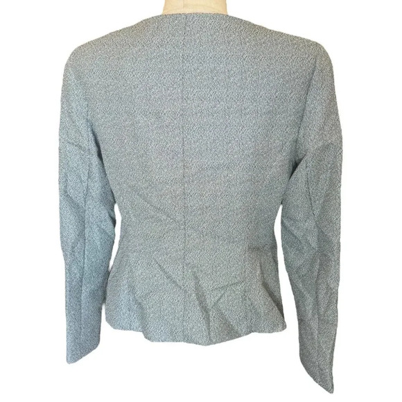 Vintage 1980s Cropped Jacket w Coquette Bow Detail - Picture 5 of 11